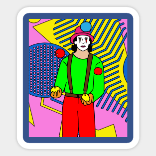 Juggler Juggling Circus Performers Sticker